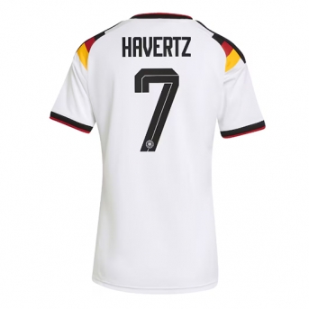 Billige Fotballdrakt Tyskland Kai Havertz #7 Replika Hjemmedrakt Dame VM 2026 Kortermet